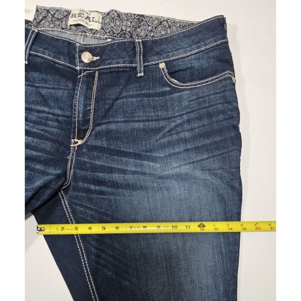 Ariat Real Mid Rise Straight Stretch Fit LITA Women's Size 22WR NWT- 10028920 - Picture 10 of 13